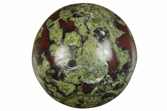 .9" Polished Dragon's Blood Jasper Sphere - Photo 1